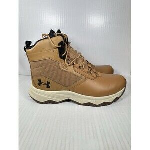 Size 10 Under Armour UA Stellar G2 6" 3025578-200 Brown Tactical Hiking Boots